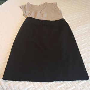 Black pencil skirt